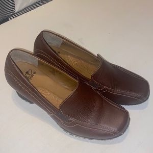 Icomfort brown heeled loafers